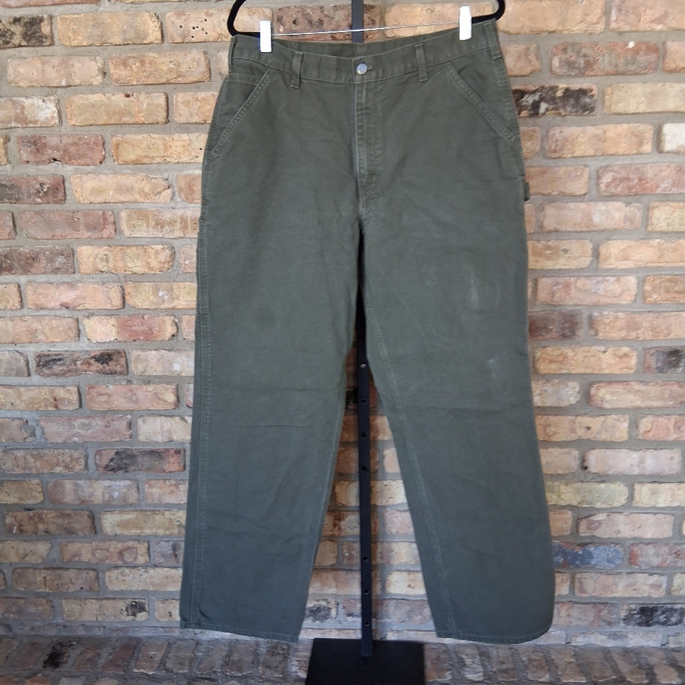 CARHARTT 100% COTTON WASHED DUCK CARPENTER PANT SIZE 36